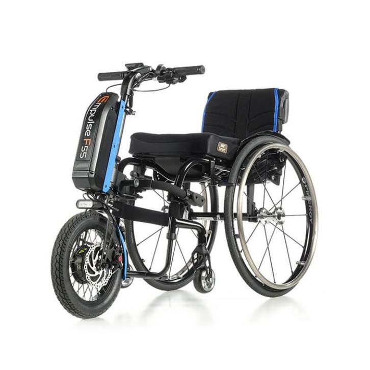 Rolstoel aankoppelbike Empulse F55 - Op snelheid fietsen m.., Diversen, Rolstoelen, Handbewogen rolstoel, Nieuw, Ophalen of Verzenden