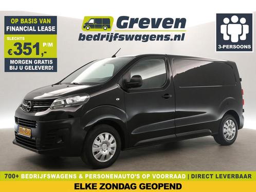 Opel Vivaro 1.5 CDTI L2H1 Airco Cruise PDC 3 Persoons €351pm, Auto's, Bestelauto's, Handgeschakeld, Diesel, Zwart, Opel, Verzenden