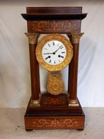 Bureauklok - Brons, Emaille, Hout - 1850-1900