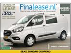 Ford Transit Custom 2.0 TDCI L2H1 DC Airco Cruise Cam €343pm, Nieuw, Ford, Zilver of Grijs, Lease