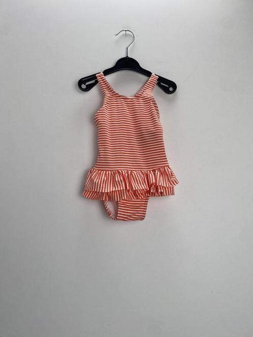 HEMA Badpak / Wit, Roze / Maat 74, 80, Kinderen en Baby's, Babykleding | Maat 74