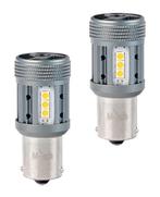 BA15S - 1156 - autolamp set 2 stuks - amber/oranje | PY21W 7, Verzenden, Nieuw