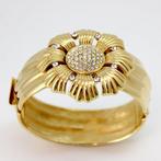 Monet - Verguld - Armband - Vintage Zonnebloem uit de