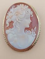 Broche - 18 karaat Geel goud - Antieke camee in geelgoud