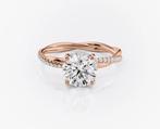 Verlovingsring - 14 karaat Roségoud - 1.17ct. tw. Diamant
