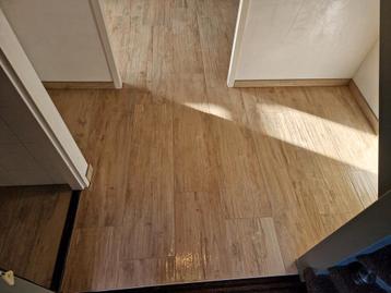 Houtlook tegels badkamer - keramisch parket - houttegels beschikbaar voor biedingen
