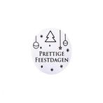 Etiket Prettige Feestdagen 500 stuks, Verzenden, Nieuw