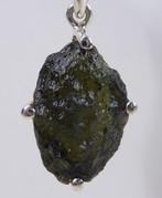 Zilver - Hanger - Moldaviet hanger, Verzamelen, Mineralen en Fossielen