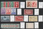 Zwitserland 1910/1949 - Selectie op een insteekkaart, Postzegels en Munten, Postzegels | Europa | België, Gestempeld