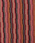 Chevron Lurex Strepen Roze, Nieuw, Roze