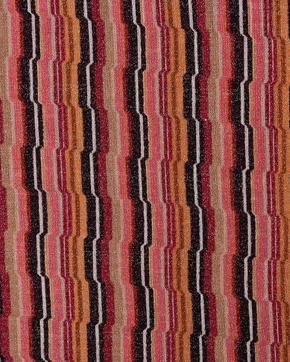 Chevron Lurex Strepen Roze, Hobby en Vrije tijd, Stoffen en Lappen, Roze, Nieuw