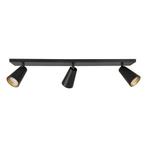 Opbouwspot Petunia Zwart, Ophalen of Verzenden, Nieuw, Plafondspot of Wandspot, Led