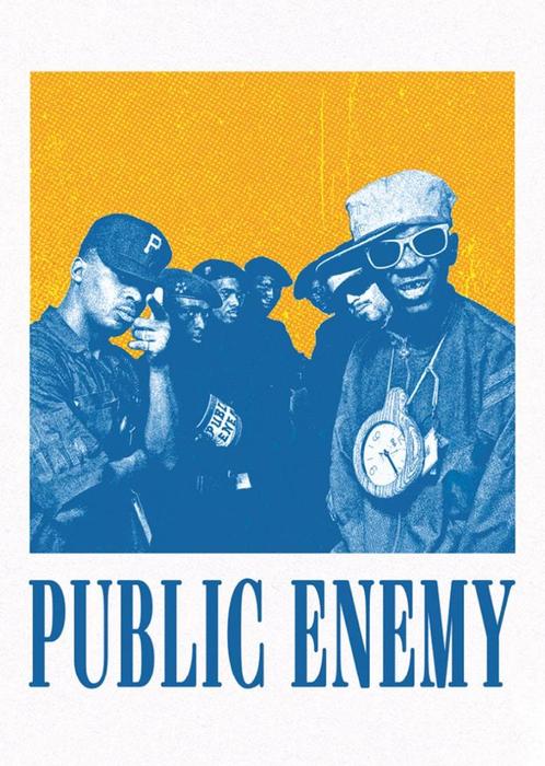 Posters - Poster Public Enemy - Public Enemy, Verzamelen, Muziek, Artiesten en Beroemdheden, Zo goed als nieuw, Verzenden