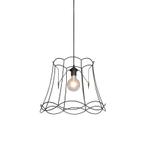 Retro hanglamp zwart 45 cm - Granny Frame, Verzenden, Nieuw, Retro