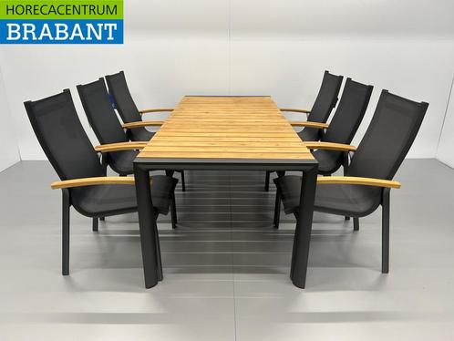 Best Freizeitmöbel Terras set eettafel met 6 stoelen, Zakelijke goederen, Horeca | Meubilair en Inrichting, Nieuw in verpakking