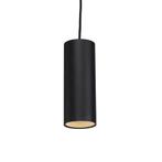 Design hanglamp zwart - Tubo, Huis en Inrichting, Lampen | Hanglampen, Nieuw, Design, 75 cm of meer