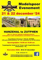 Modelspoor-treinenbeurs/modelspoorweekend 21 en 22 dec 24, Ophalen, Fleischmann, Nieuw, Gelijkstroom