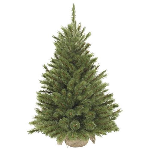 Forest Frosted Kunstkerstboom in Jute - H90 x Ø62 cm - Groen, Diversen, Kerst, Nieuw, Verzenden