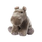 Zittende nijlpaard knuffel 22 cm - Knuffel nijlpaarden, Nieuw, Ophalen of Verzenden
