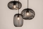 Rietveld Hanglampen - Zwart - Metaal, Huis en Inrichting, Verzenden, Nieuw