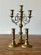 Kandelaar - Koper - 4 armige kandelaar