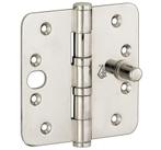 Kogellagerscharnier SKG3 89x89 ronde hoek vlak glans chroom, Verzenden, Nieuw