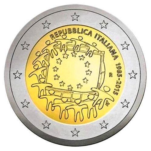 Italië 2 Euro Europese Vlag 2015, Postzegels en Munten, Munten | Europa | Euromunten, Verzenden