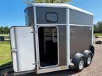 Oerdegelijke Ifor Williams 2-paards met Alu bodem en vooruit, Dieren en Toebehoren, Ophalen, Zo goed als nieuw, Aluminium, 2-paards trailer