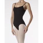 Zwart balletpak met spaghettibandjes - Ronde halslijn - Lage, Sport en Fitness, Ballet, Verzenden, Nieuw