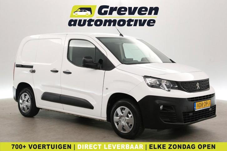 Peugeot Partner 1.5 BlueHDI, Auto's, Bestelauto's, Onderhoudsboekje, Lease, Handgeschakeld, Wit, Financial lease, Stof, Diesel
