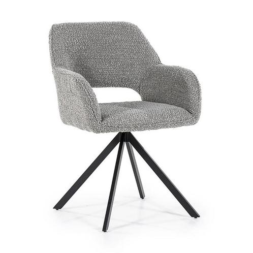 *WOONWINKEL* Eleonora Fabio Beige Eetkamerstoel Draaibaar, Huis en Inrichting, Stoelen, Nieuw, Verzenden