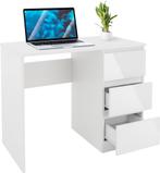 Bureau met lades - Bureautafel - Computertafel - 90x76x50 cm, Verzenden, Zo goed als nieuw