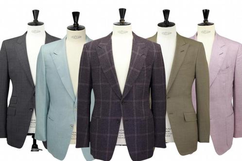 TOM FORD Jasjes, Pakken en Tuxedos | Zeldzaam en Exclusief, Kleding | Heren, Kostuums en Colberts, Blauw, Zo goed als nieuw, Maat 52/54 (L)