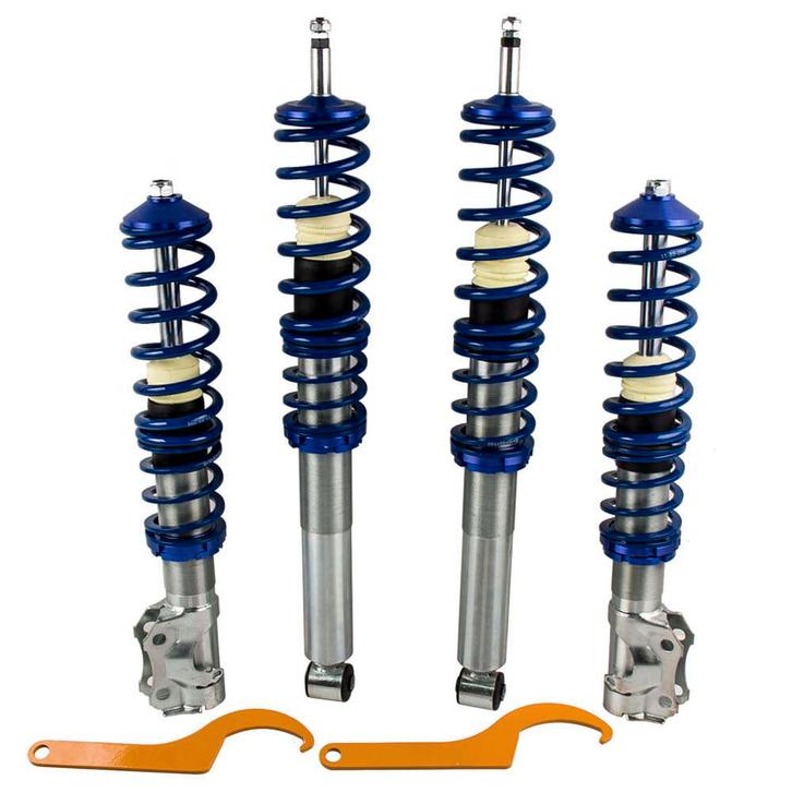 Vw Golf MK2 MK3 Jetta Verstelbare Suspension Schroefsets..., Auto-onderdelen, Ophanging en Onderstel, Nieuw, Volkswagen, Verzenden
