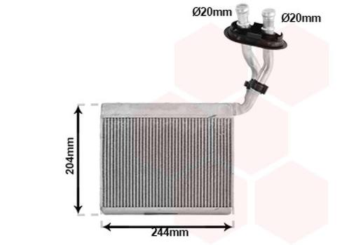 KACHEL RADIATEUR VOOR VW TOUAREG 7P5 2010-2014 7P0819031, Auto-onderdelen, Airco en Verwarming, Nieuw, Ophalen of Verzenden
