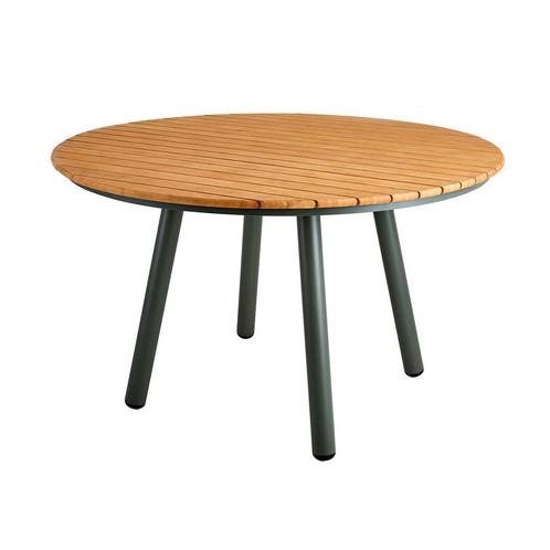 *WOONWINKEL* Brafab Bam Bo Ronde Tuintafel Bamboe En Alumini, Tuin en Terras, Tuinsets en Loungesets, Nieuw, Verzenden