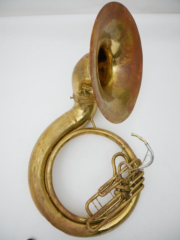 Sousafoon Conn 20K Short Action uit 1952 Coll.Item, Muziek en Instrumenten, Blaasinstrumenten | Tuba's, Bes-tuba, Gebruikt, Ophalen of Verzenden