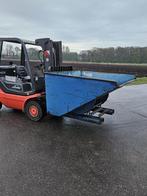 Kiepbak kantelbak spanenbak heftruck 2000 liter, Zakelijke goederen, Machines en Bouw | Heftrucks en Intern transport, Voorzetapparatuur