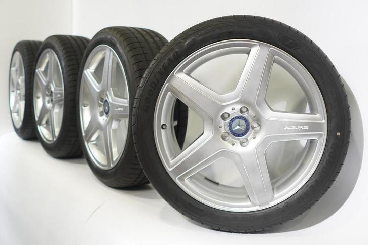 Mercedes GLE ML W166 21 inch velgen Goodyear Zomerbanden Ori, Auto-onderdelen, Banden en Velgen, Velg(en), Gebruikt, 21 inch, Zomerbanden