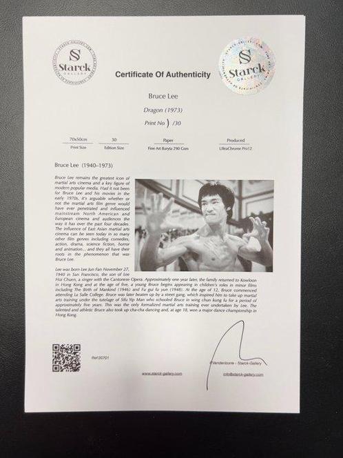 Enter the Dragon (1973) - Bruce Lee - Fine Art Photography -, Verzamelen, Film en Tv