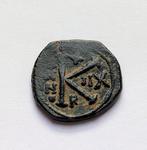 Byzantium. Mauricius Tiberius (582-602 n.Chr.). 1/2 Follis