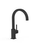 Keukenkraan Tres Cocina Gebogen Uitloop 20.5 cm Mat Zwart, Doe-het-zelf en Verbouw, Sanitair, Ophalen of Verzenden, Nieuw, Kraan