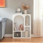 Boekenkast Vågå opbergkast 80x60x24 cm wit [en.casa], Verzenden, Nieuw