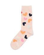 HEMA Sokken voor volwassenen lots of love lichtroze, Kleding | Dames, Verzenden, Nieuw