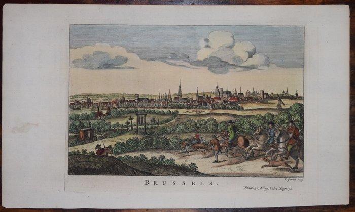 België - Brussels; f. Gardon / Thomas Astley - Brussels -, Boeken, Atlassen en Landkaarten