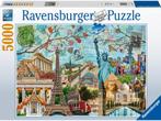 Ravensburger Big City Collage - Legpuzzel - 5000 stukjes -, Verzenden, Zo goed als nieuw