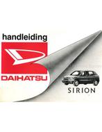 2000 DAIHATSU SIRION INSTRUCTIEBOEKJE NEDERLANDS, Auto diversen, Handleidingen en Instructieboekjes