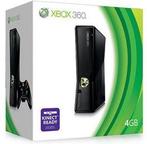 Xbox 360 Slim 4GB Zwart-Boxed (Xbox 360) Gebruikt, Ophalen of Verzenden, Zo goed als nieuw
