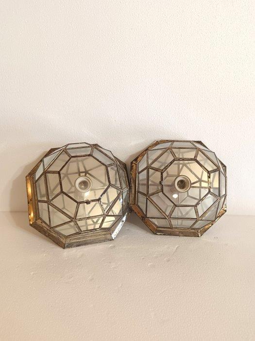 Lamp (2) - 2 grote Arabische plafonds, Granadese plafond,, Antiek en Kunst, Curiosa en Brocante