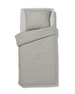 HEMA Dekbedovertrek flanel 140x200/220 melange grijs, Verzenden, Nieuw